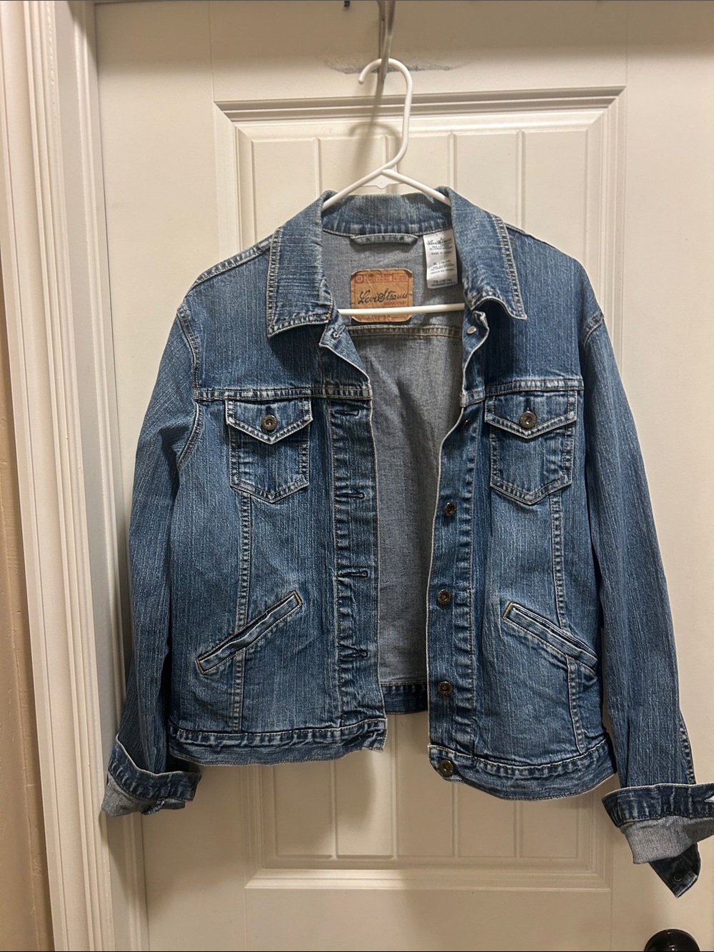 Levi's Light Blue XL Denim Jacket - Classic Truck Style